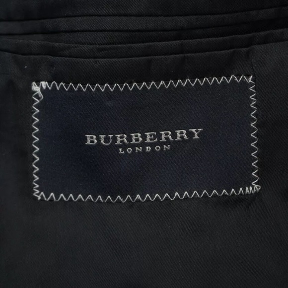EUC BURBERRY LONDON vneck pinstripe blazer size 44 - Picture 7 of 8